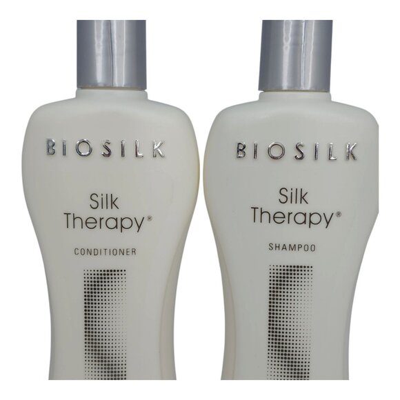 Biosilk Silk Therapy Shampoo & Conditioner Set 12oz 4 pk Paraben & Sulfate-Free - Picture 2 of 8